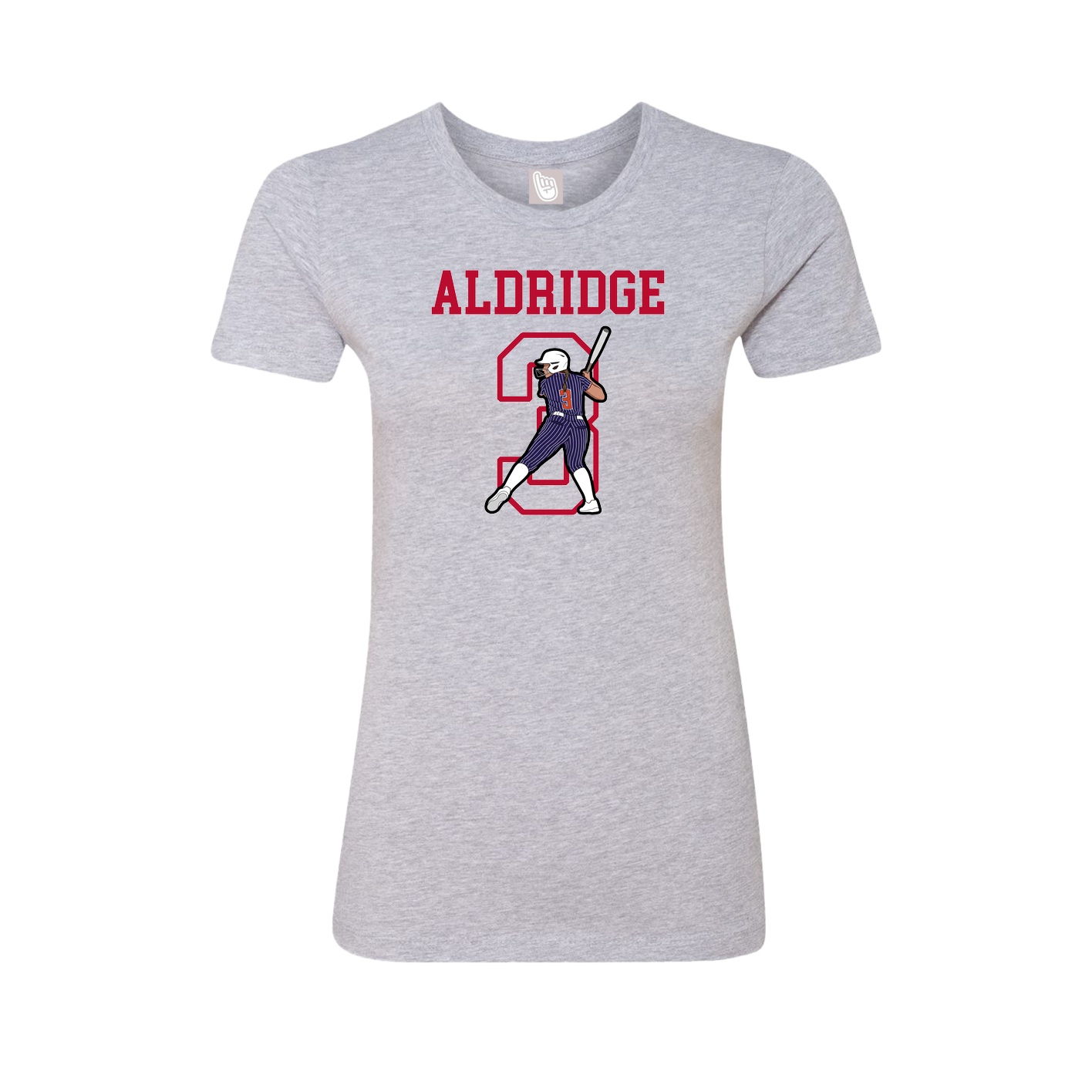 Fitted Women's Tee — Shirsey in Grey