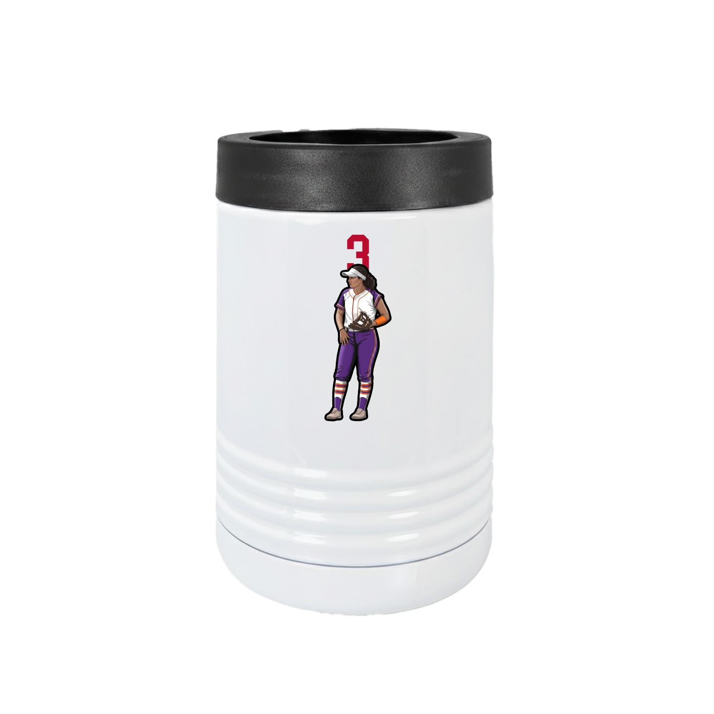 Beverage Holder — Number Top in White
