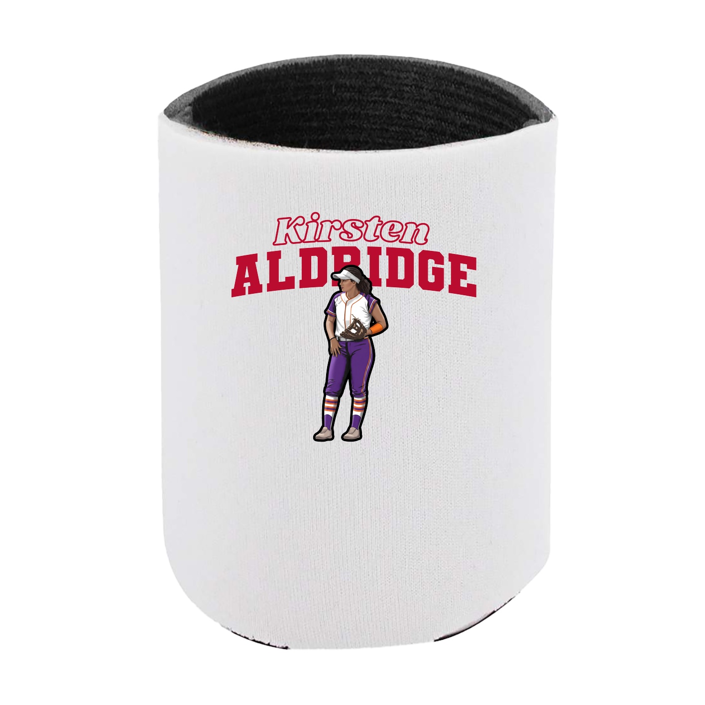Can Holder — Name Arch in White