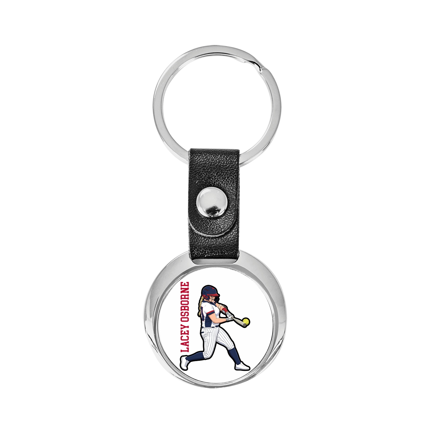 Key Chain — Name Vertical in Classic
