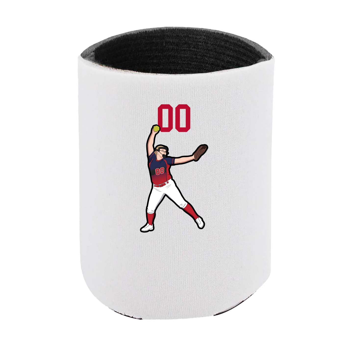 Can Holder — Number Top in White