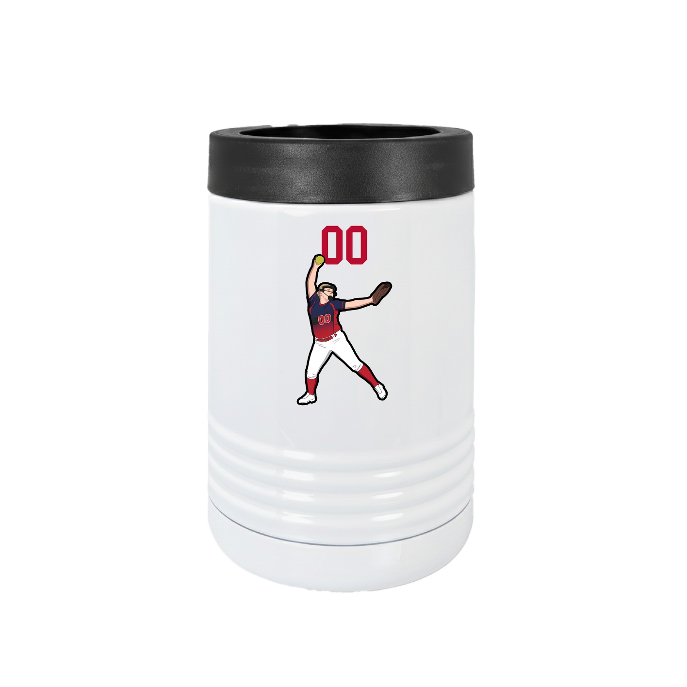 Beverage Holder — Number Top in White
