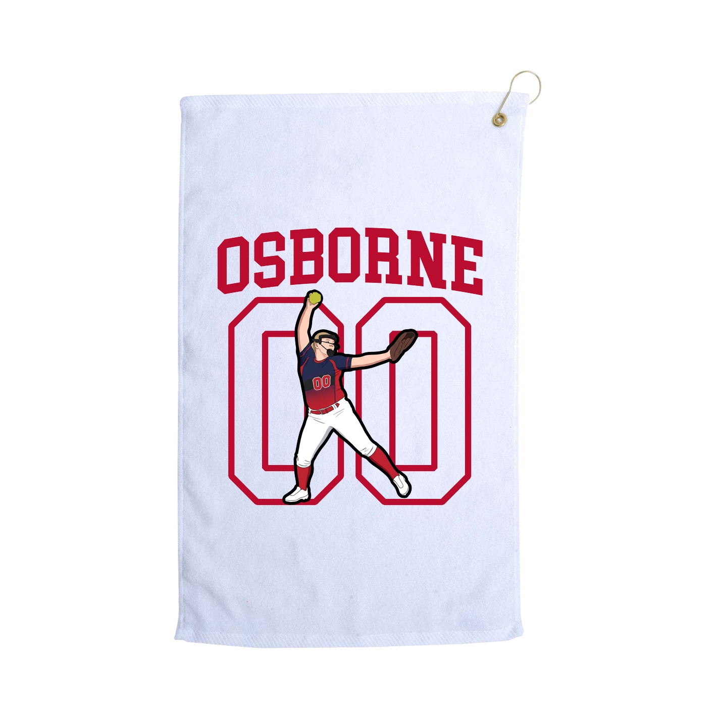 Golf Towel — Shirsey in White
