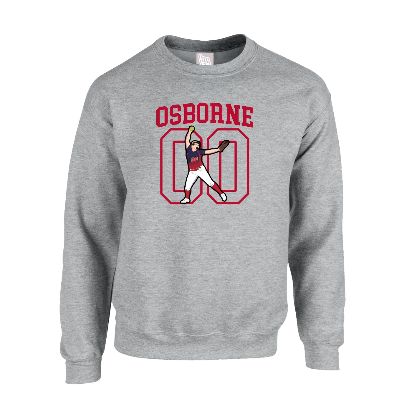 Fleece Crew — Shirsey in Grey