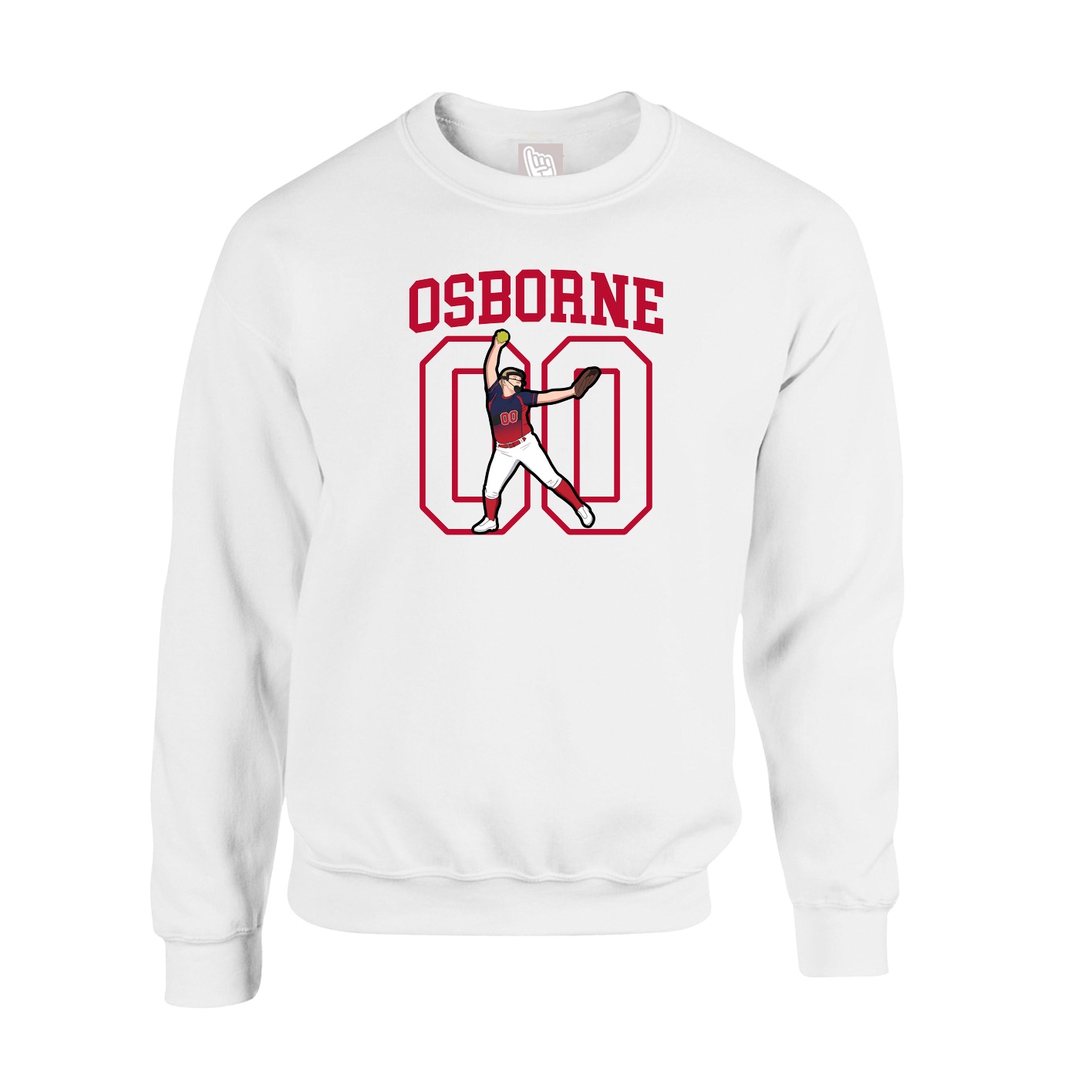 Fleece Crew — Shirsey in White