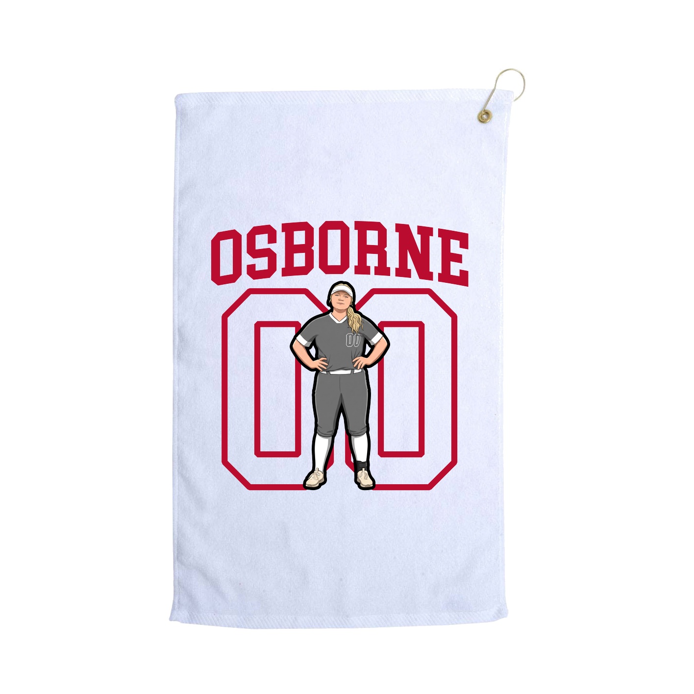 Golf Towel — Shirsey in White