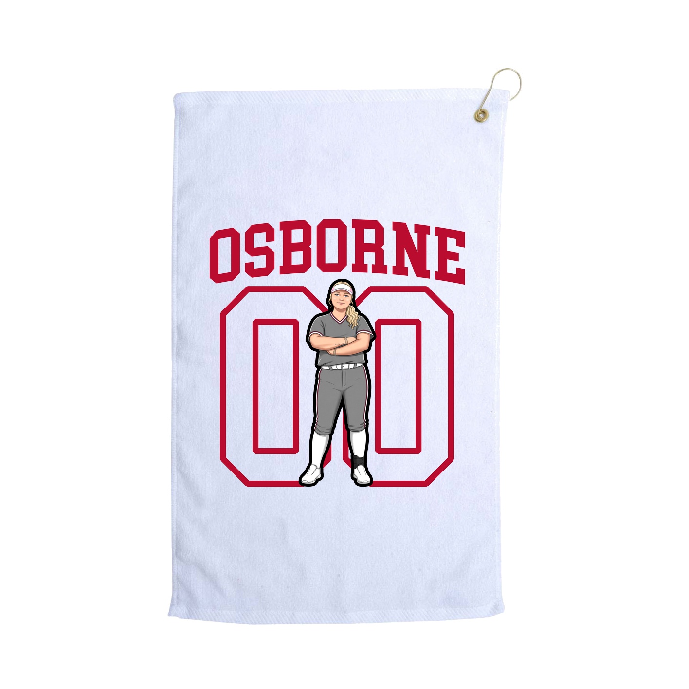 Golf Towel — Shirsey in White