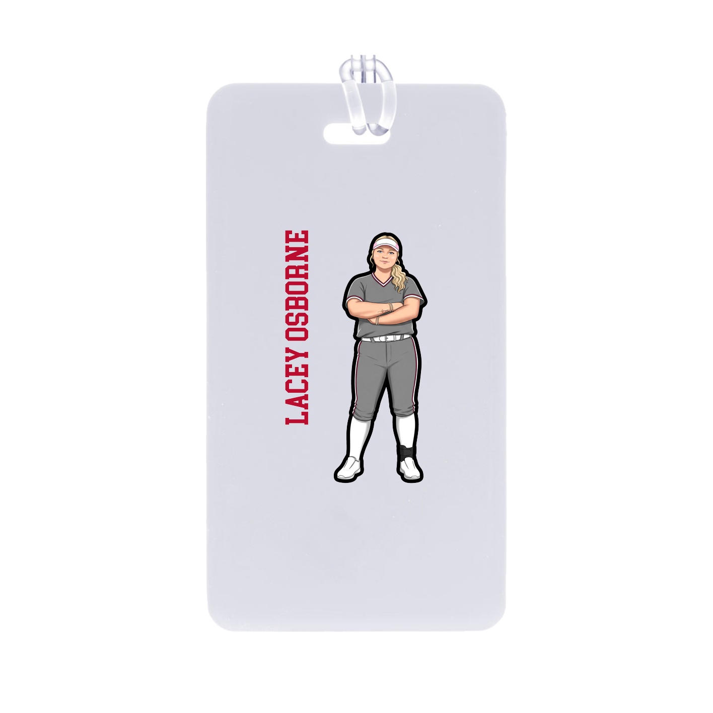 Bag Tag — Name Vertical in Classic