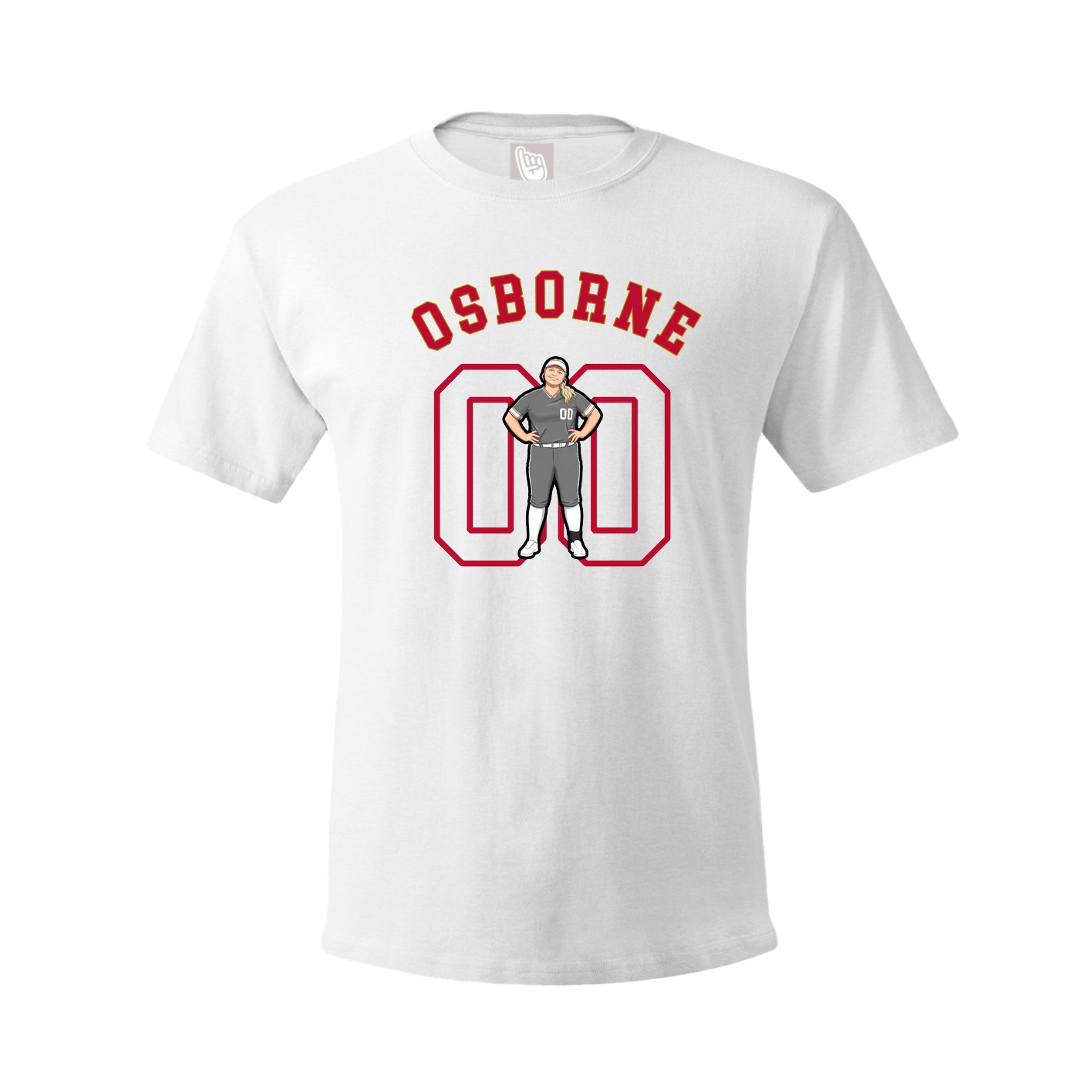 Youth Tee — Shirsey Arch in White