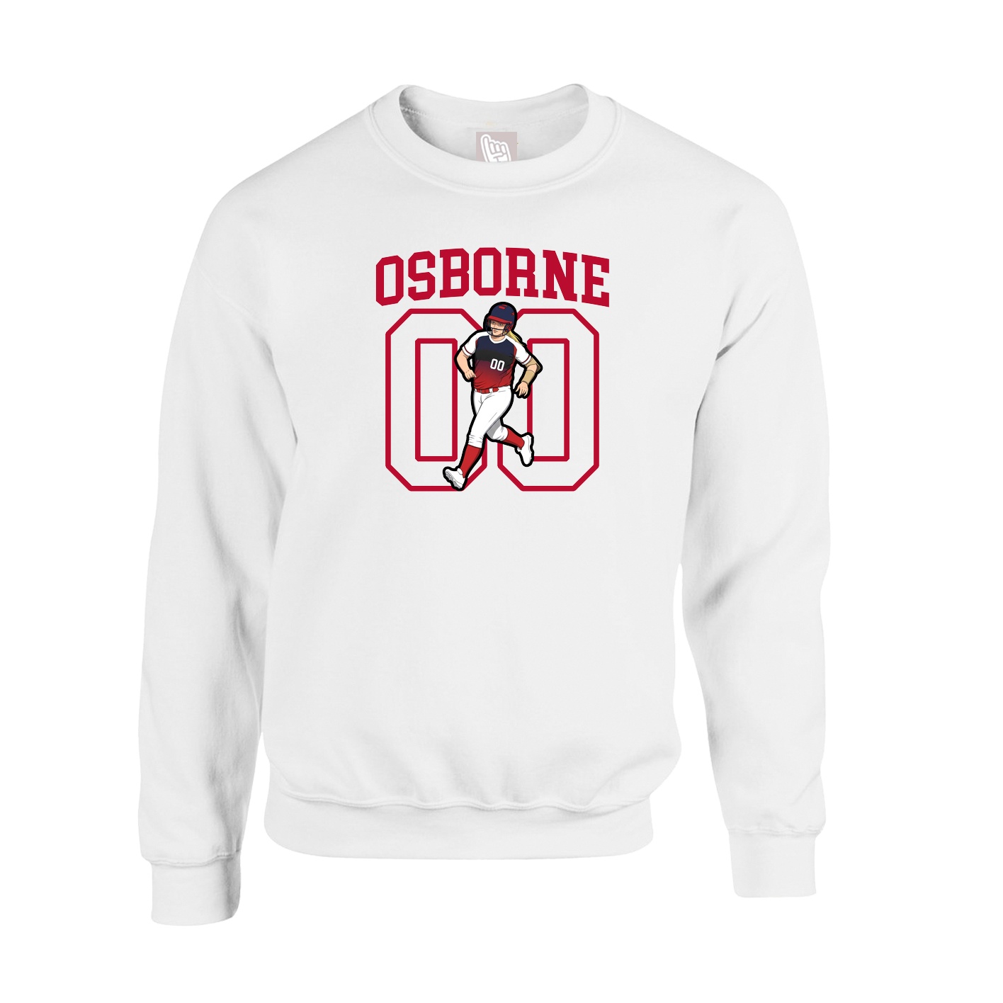 Fleece Crew — Shirsey in White