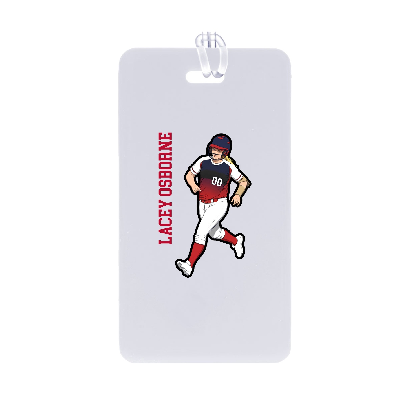 Bag Tag — Name Vertical in Classic