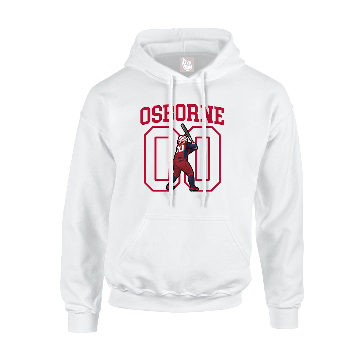 Hoodie — Shirsey in White