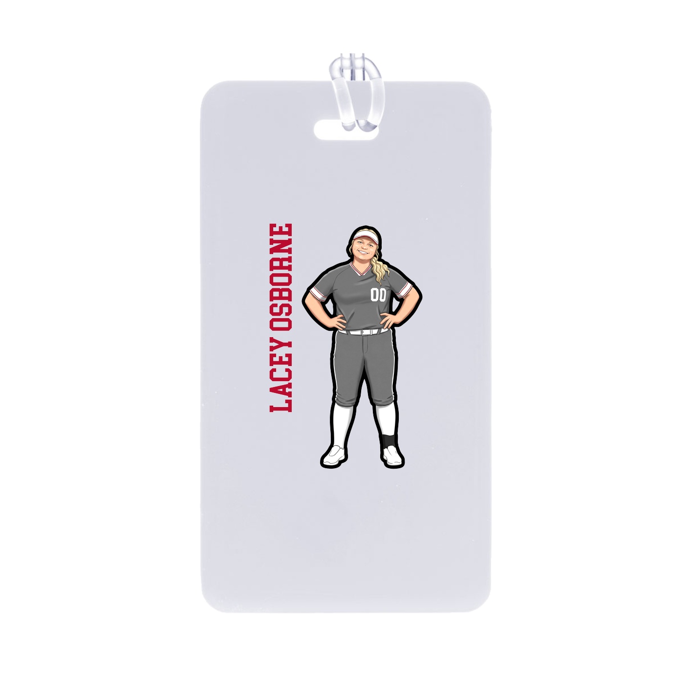 Bag Tag — Name Vertical in Classic