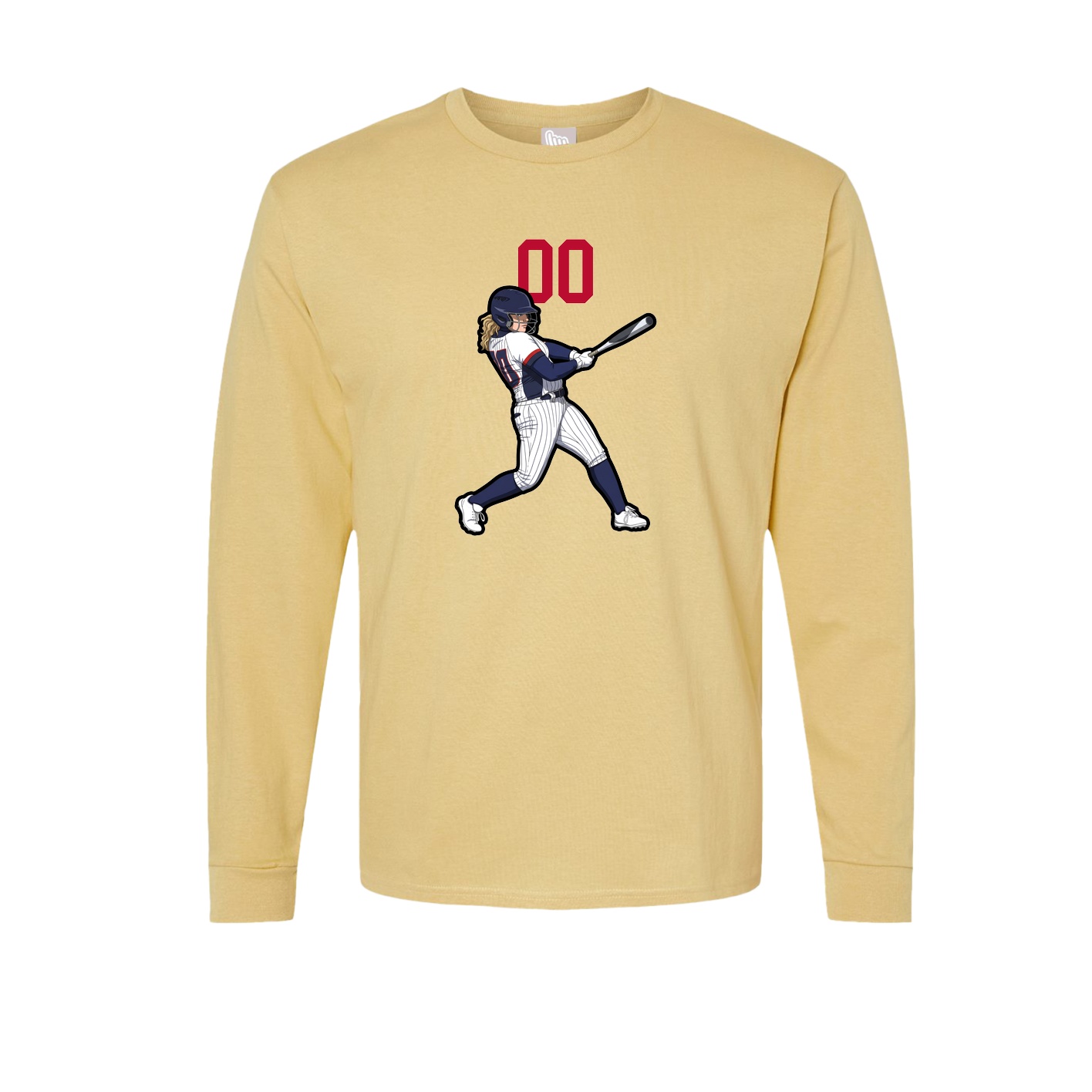 Long Sleeve Tee — Number Top in Vegas Gold