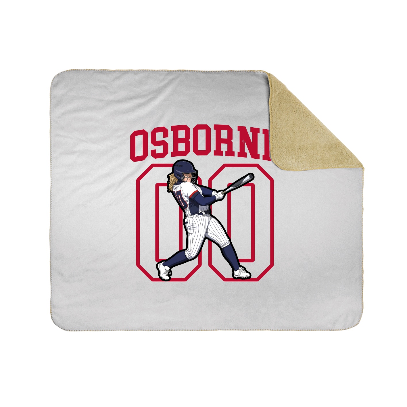 Throw Blanket — Shirsey in White