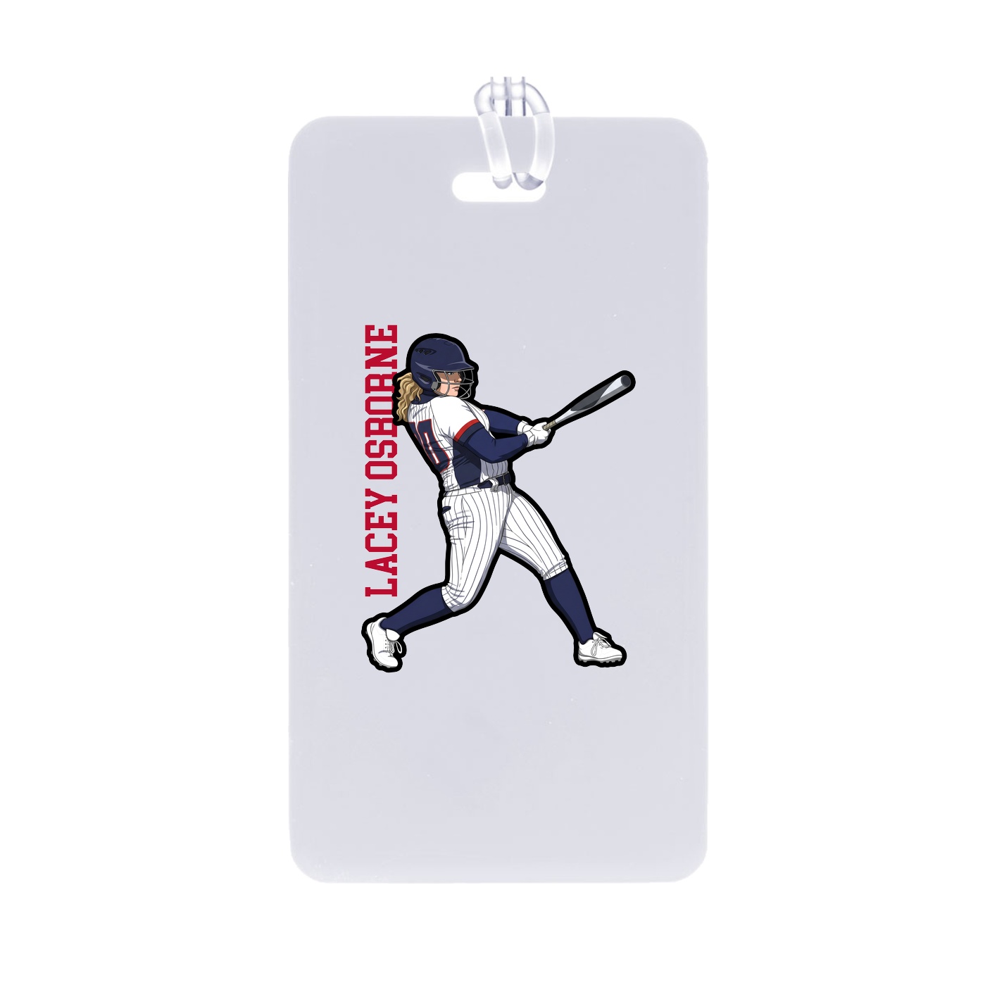 Bag Tag — Name Vertical in Classic