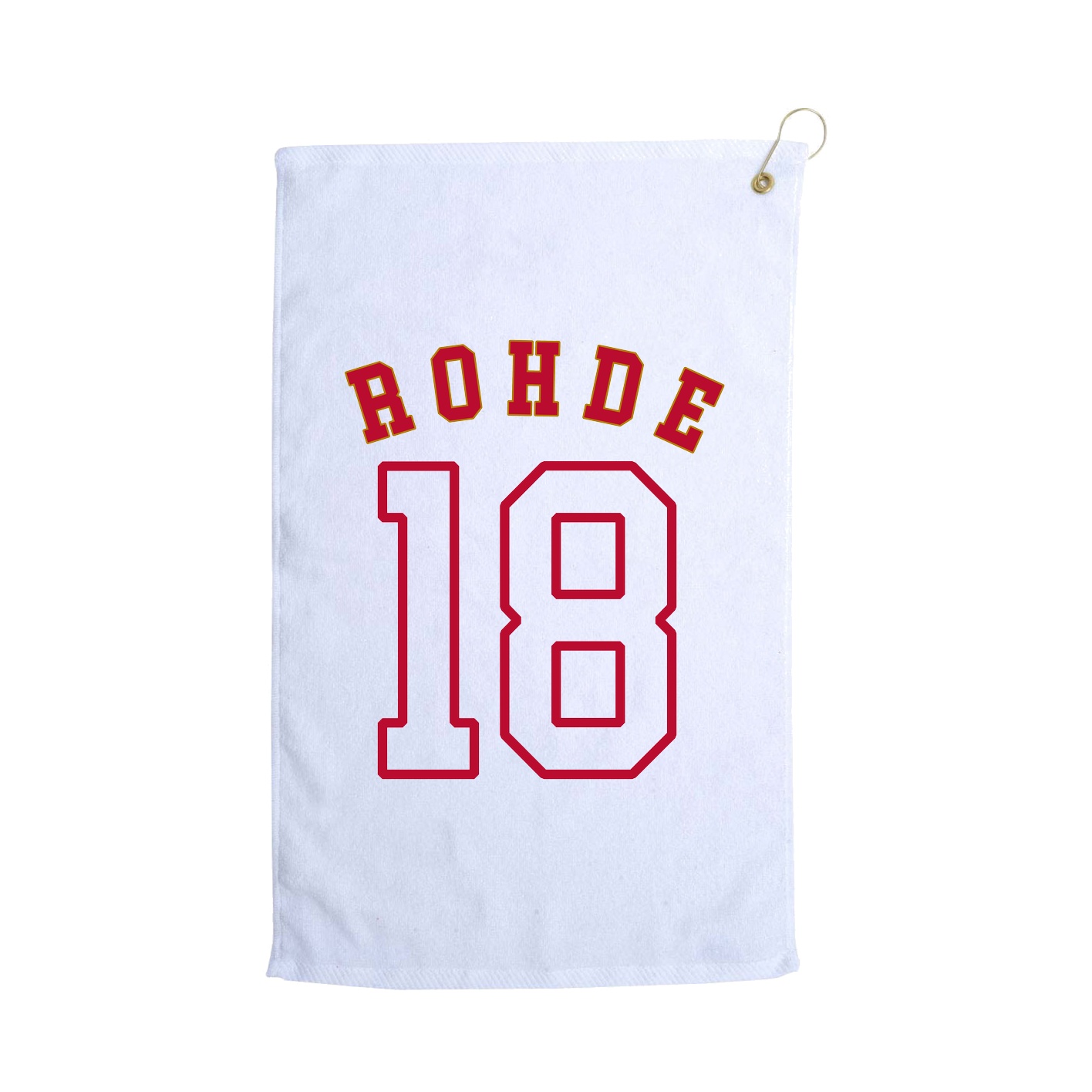Golf Towel — Shirsey Arch in White