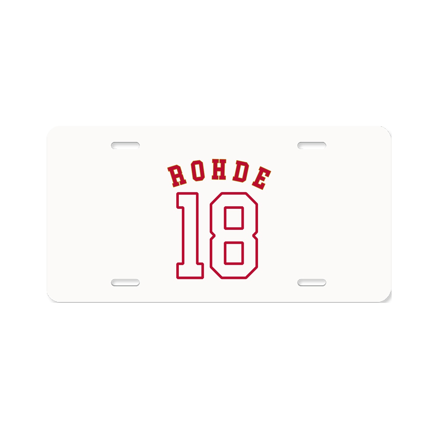 License Plate — Shirsey Arch in Classic