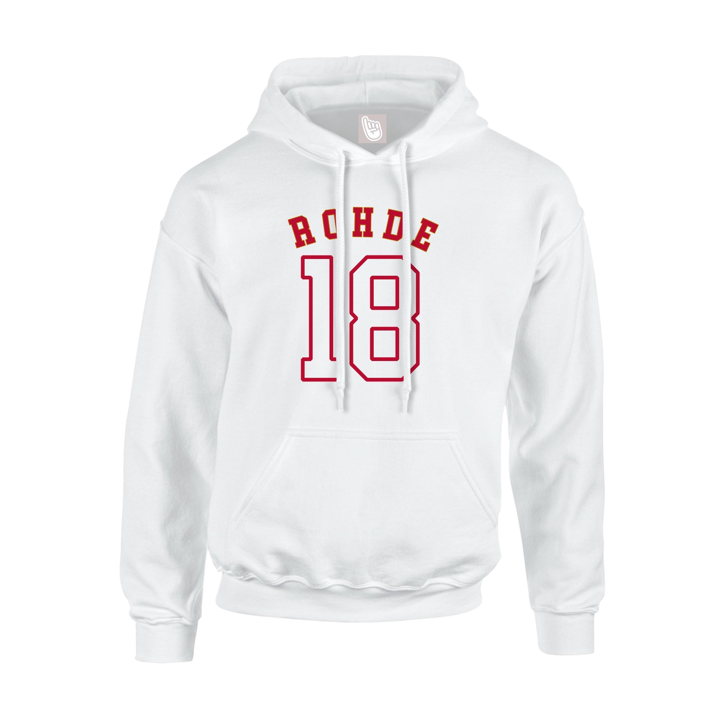 Youth Hoodie — Shirsey Arch in White