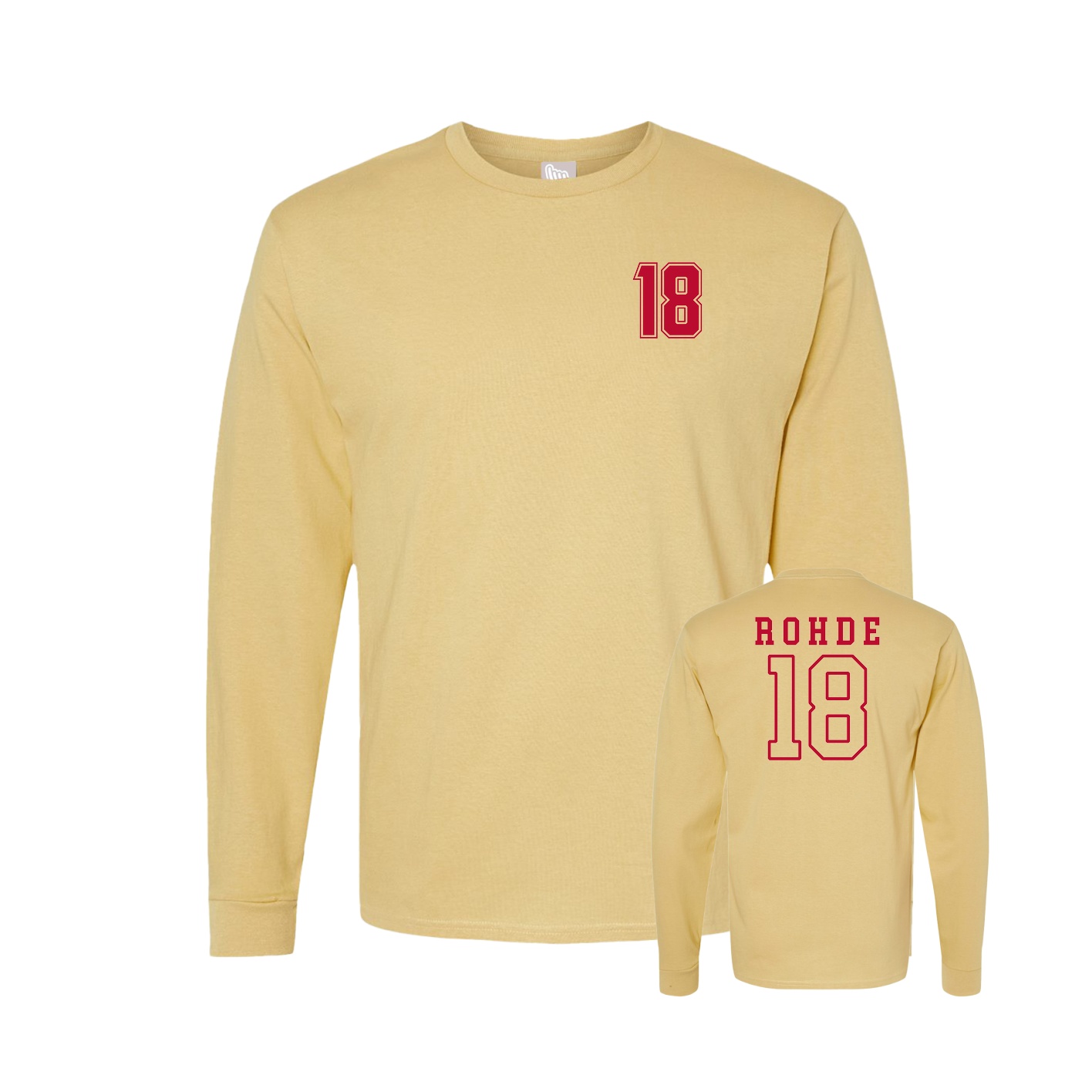 Long Sleeve Tee — Chest Back in Vegas Gold