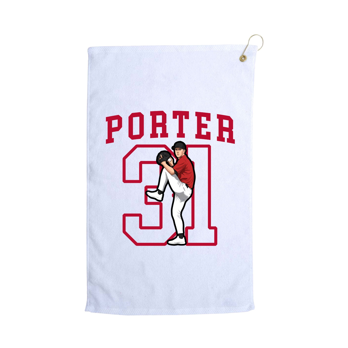 Golf Towel — Shirsey in White