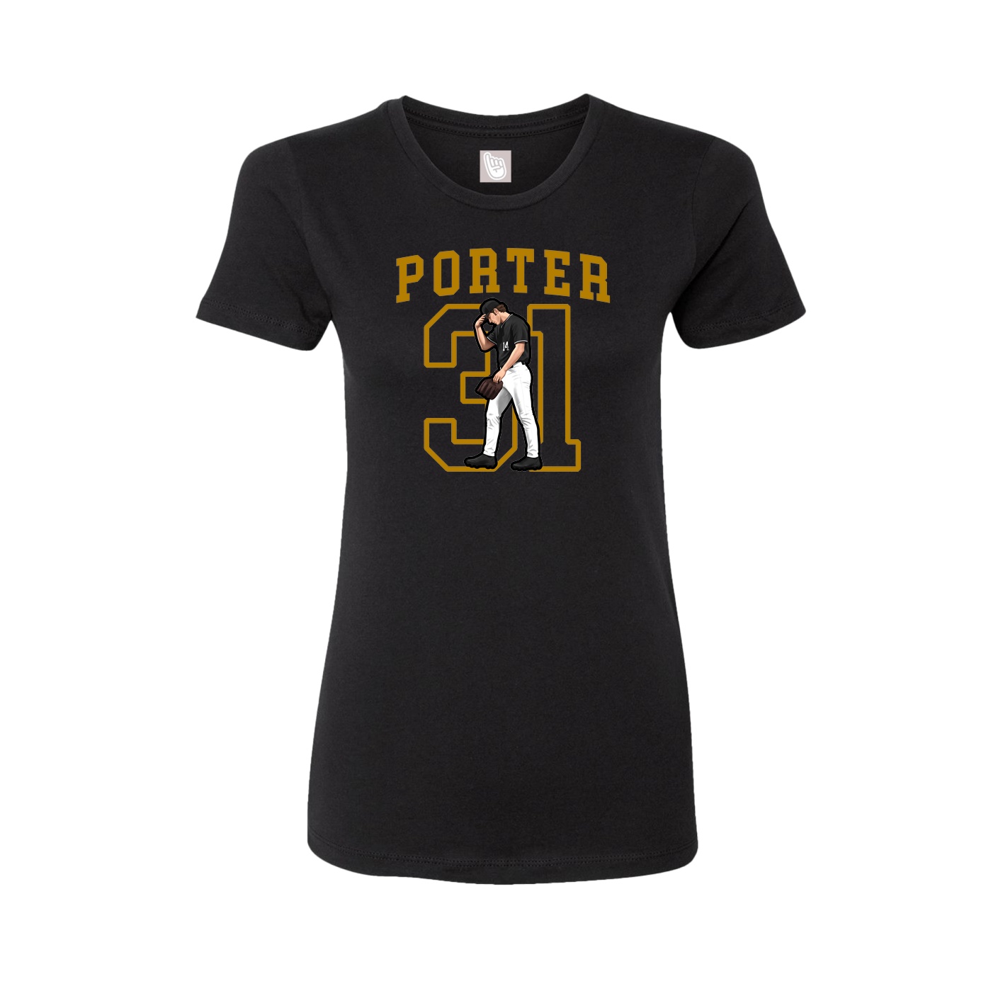 Fitted Women's Tee — Shirsey in Black