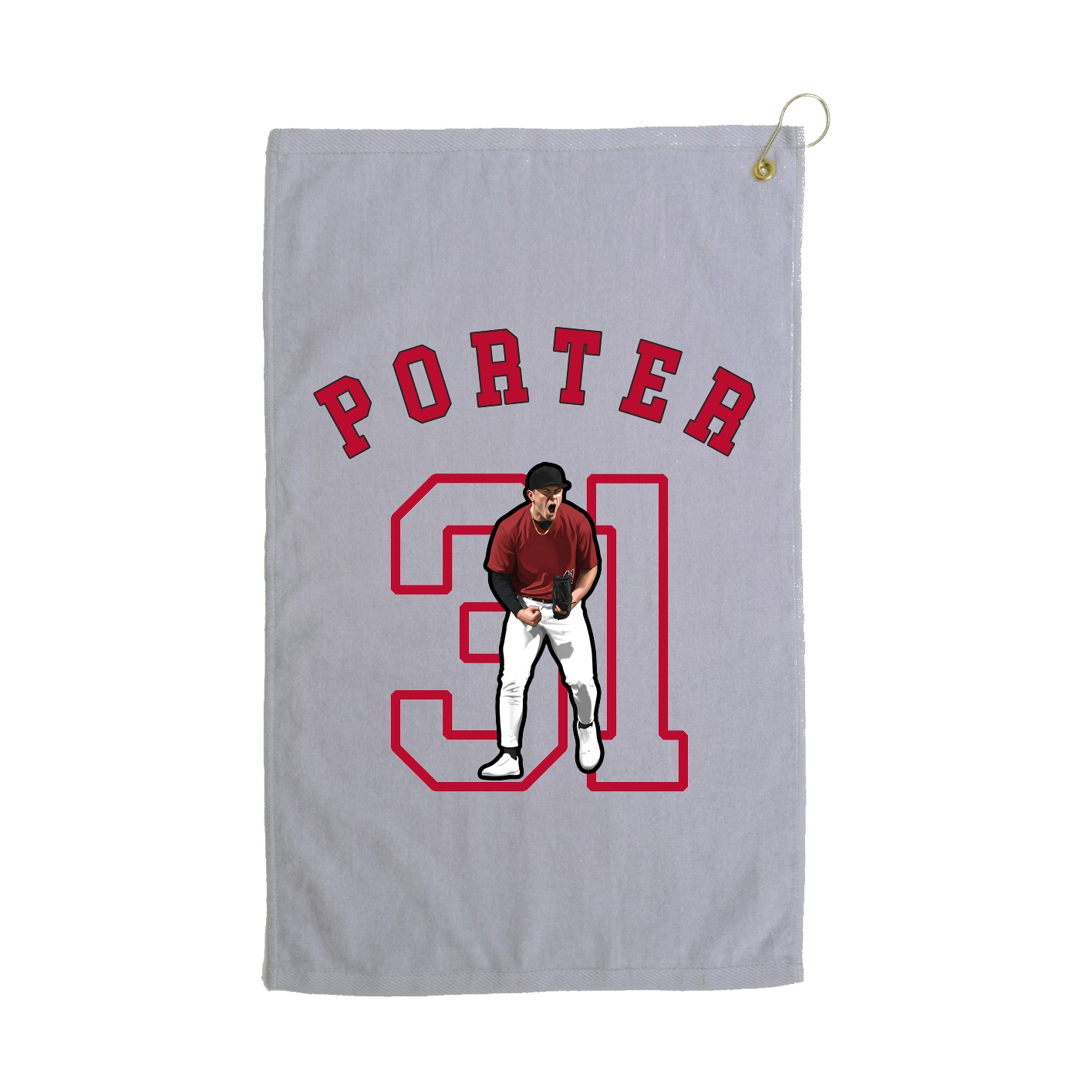 Golf Towel — Shirsey Arch in Grey