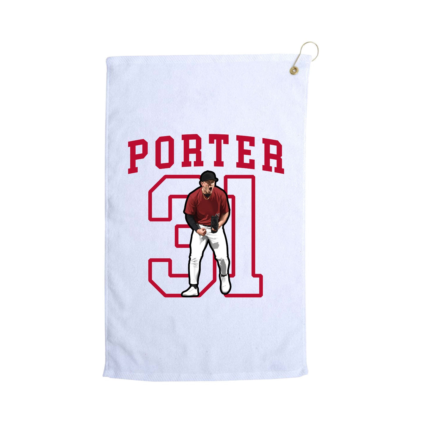 Golf Towel — Shirsey in White