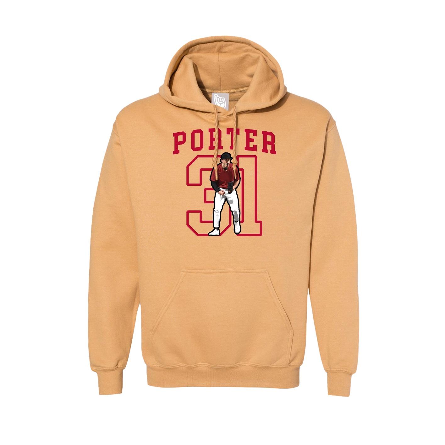 Hoodie — Shirsey in Vegas Gold