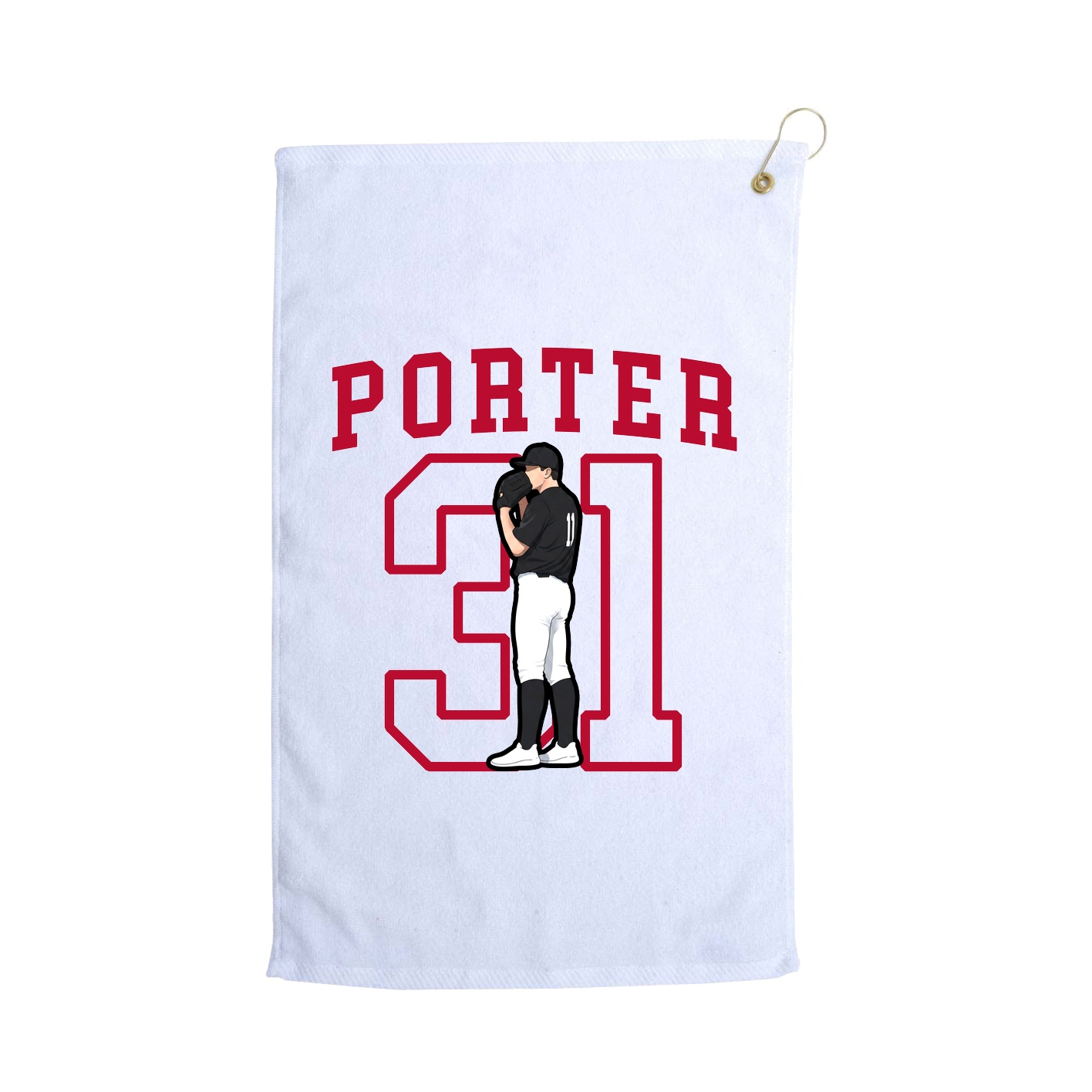 Golf Towel — Shirsey in White