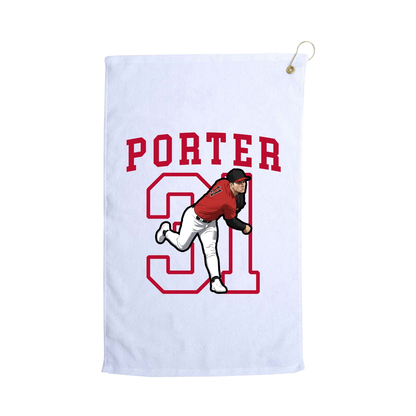 Golf Towel — Shirsey in White
