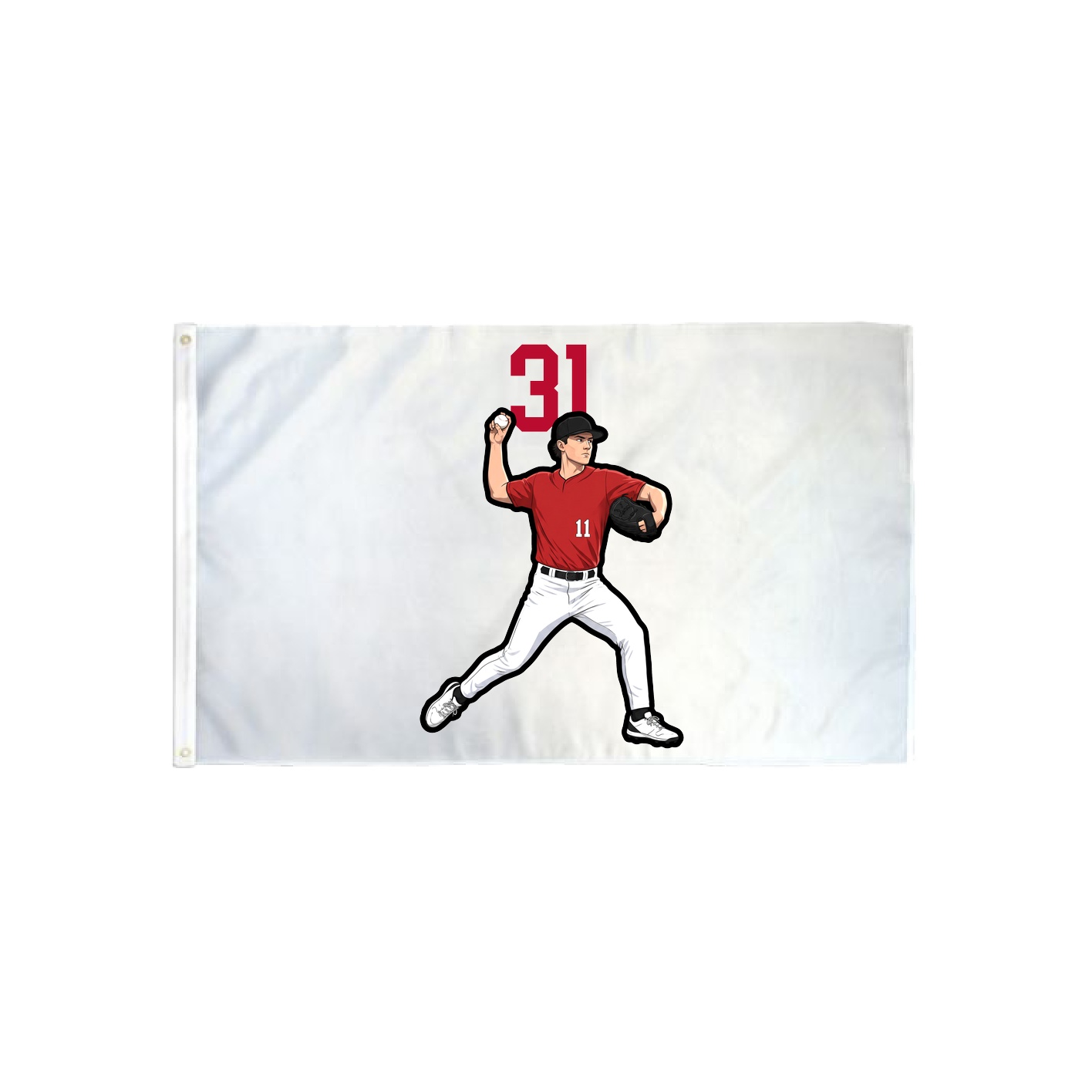 3x5 Flag — Number Top in Classic