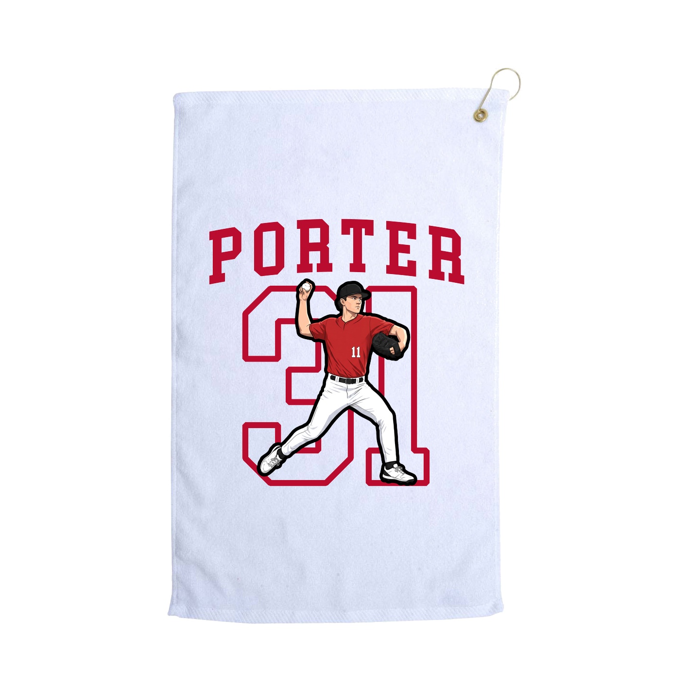 Golf Towel — Shirsey in White