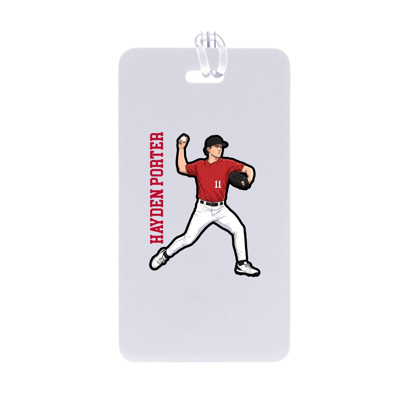 Bag Tag — Name Vertical in Classic