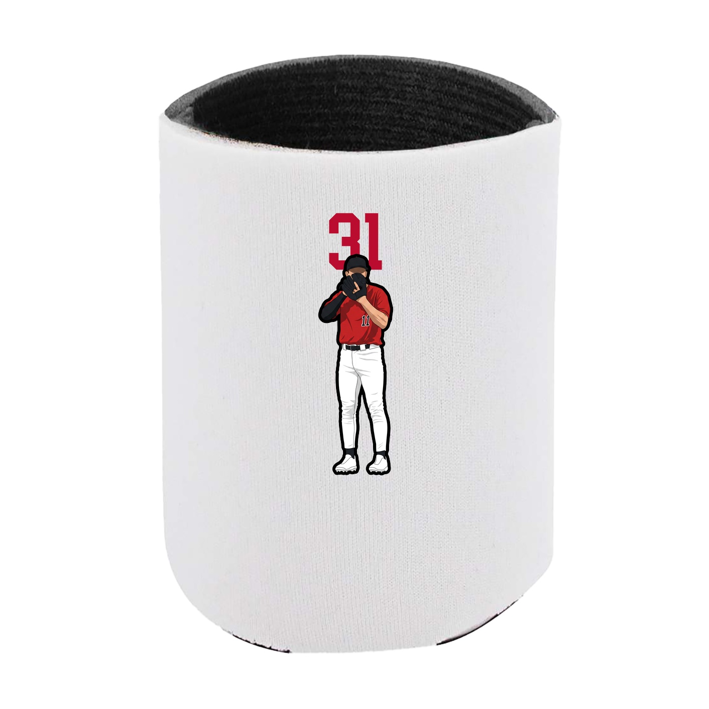 Can Holder — Number Top in White