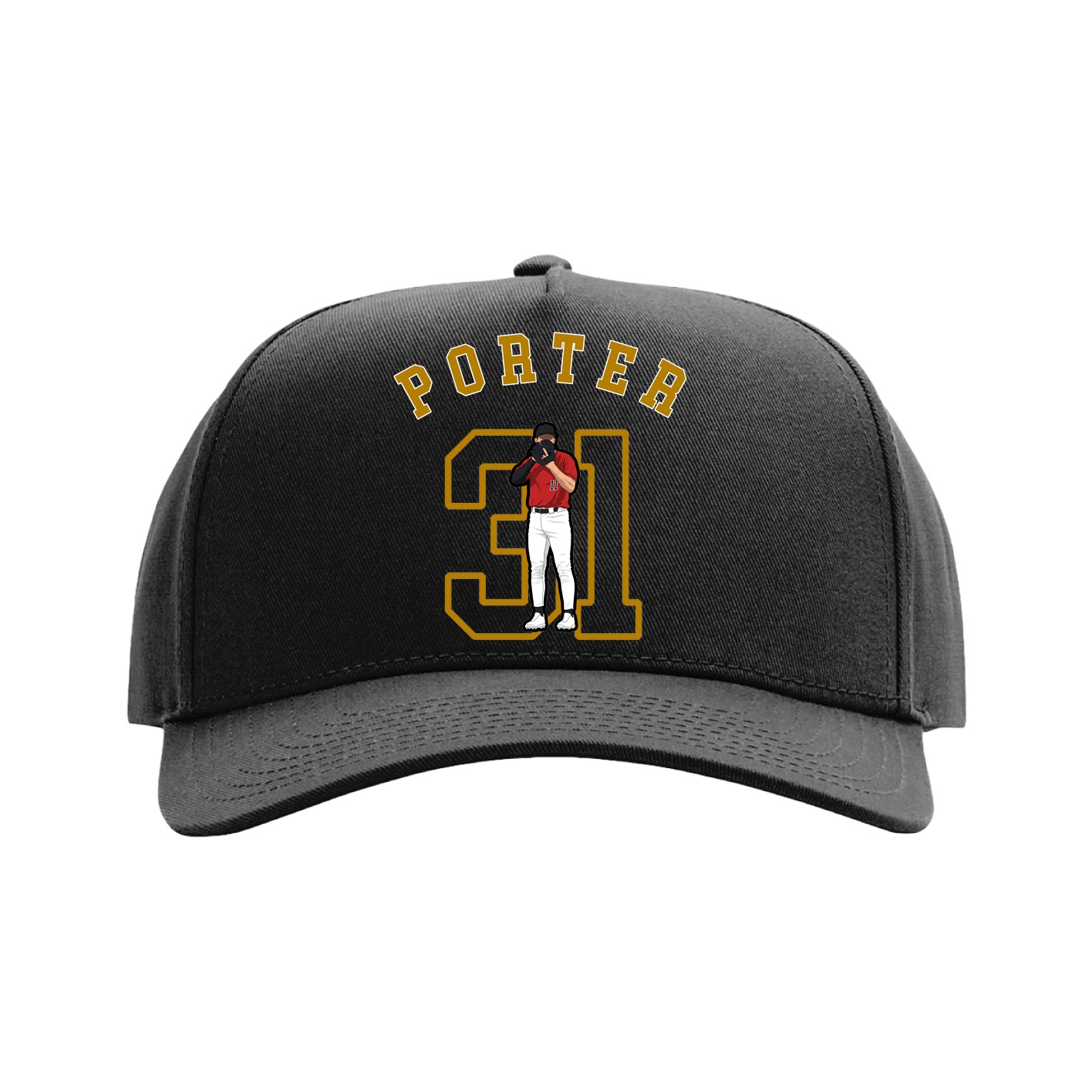 Full Fabric Five-Panel Champ Cap