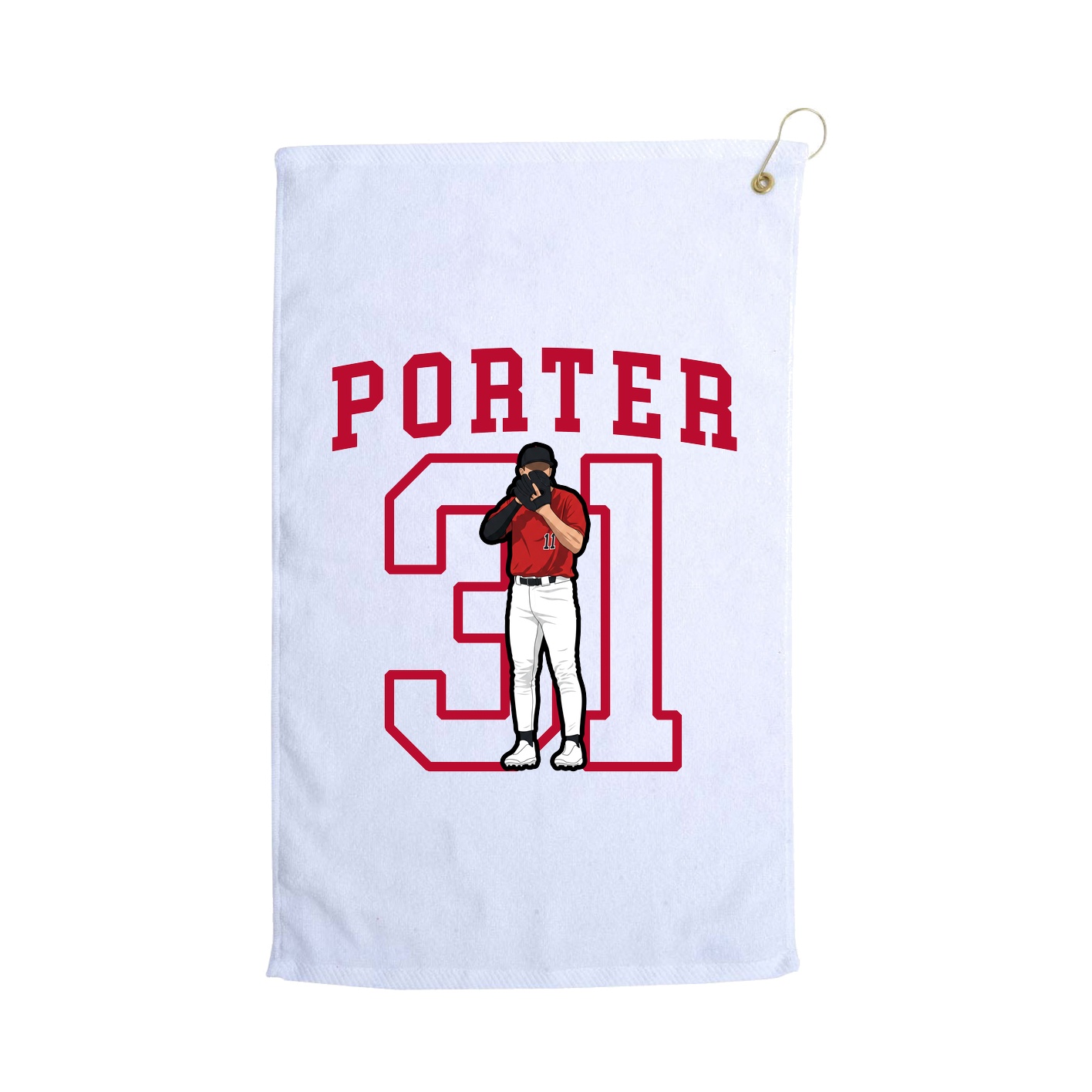 Golf Towel — Shirsey in White