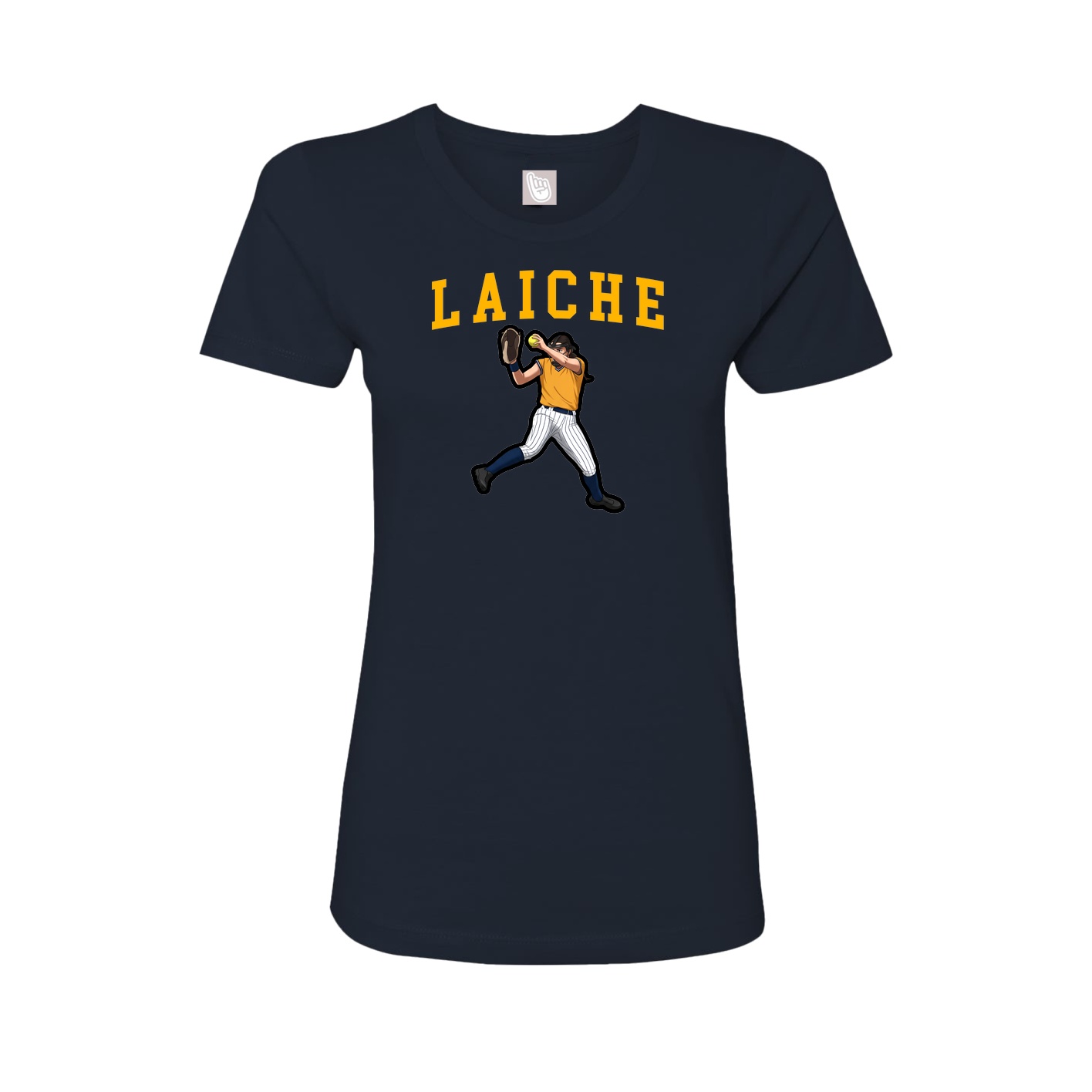 Fitted Women's Tee — Shirsey in Navy