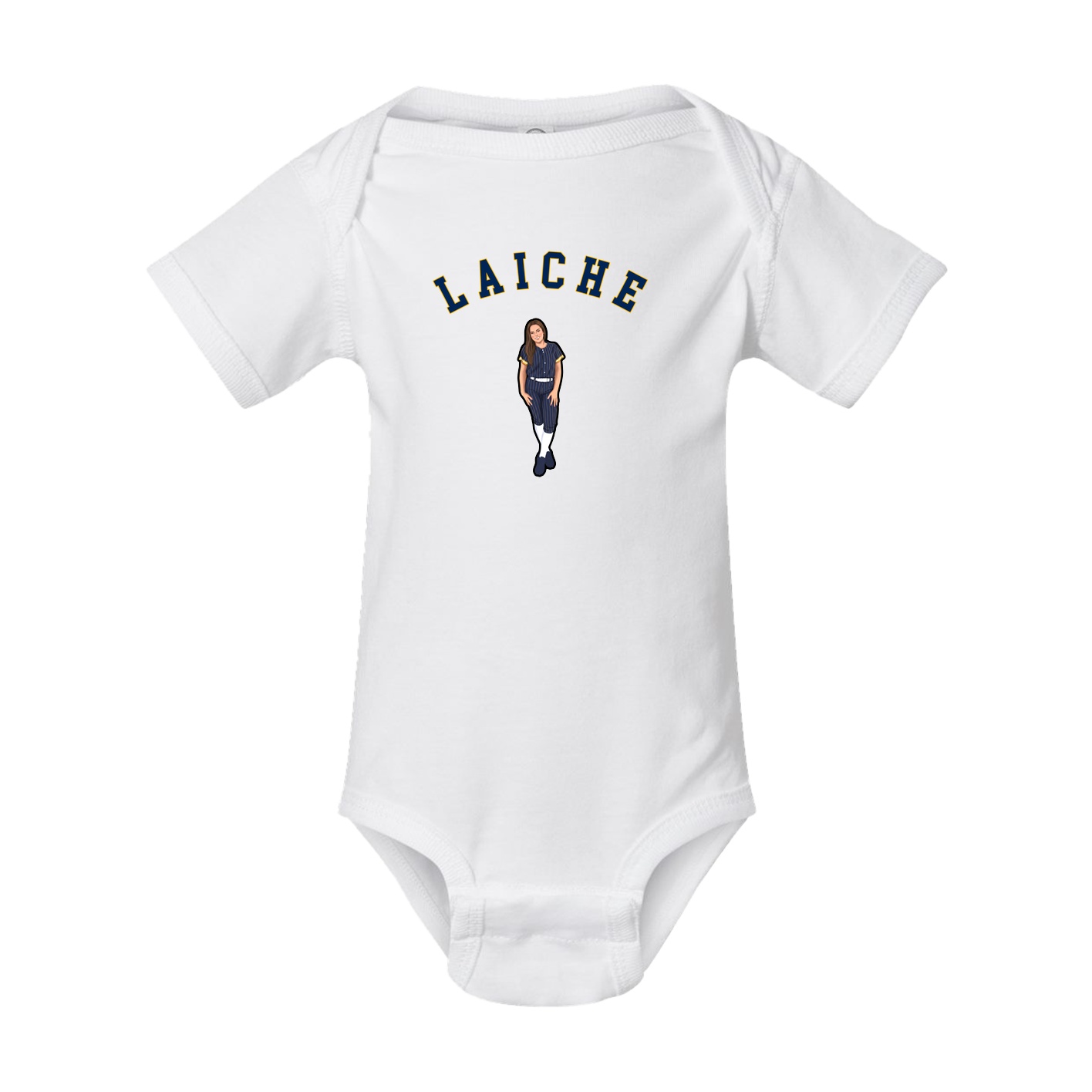 Baby Onesie — Shirsey Arch in White