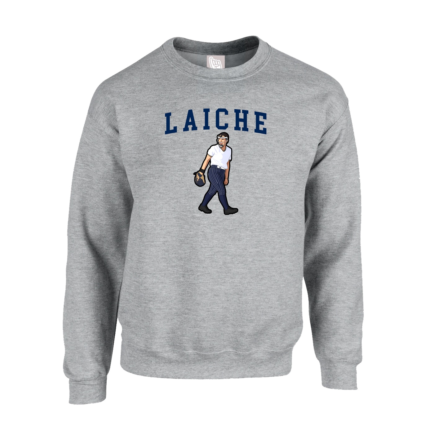 Fleece Crew — Shirsey in Grey