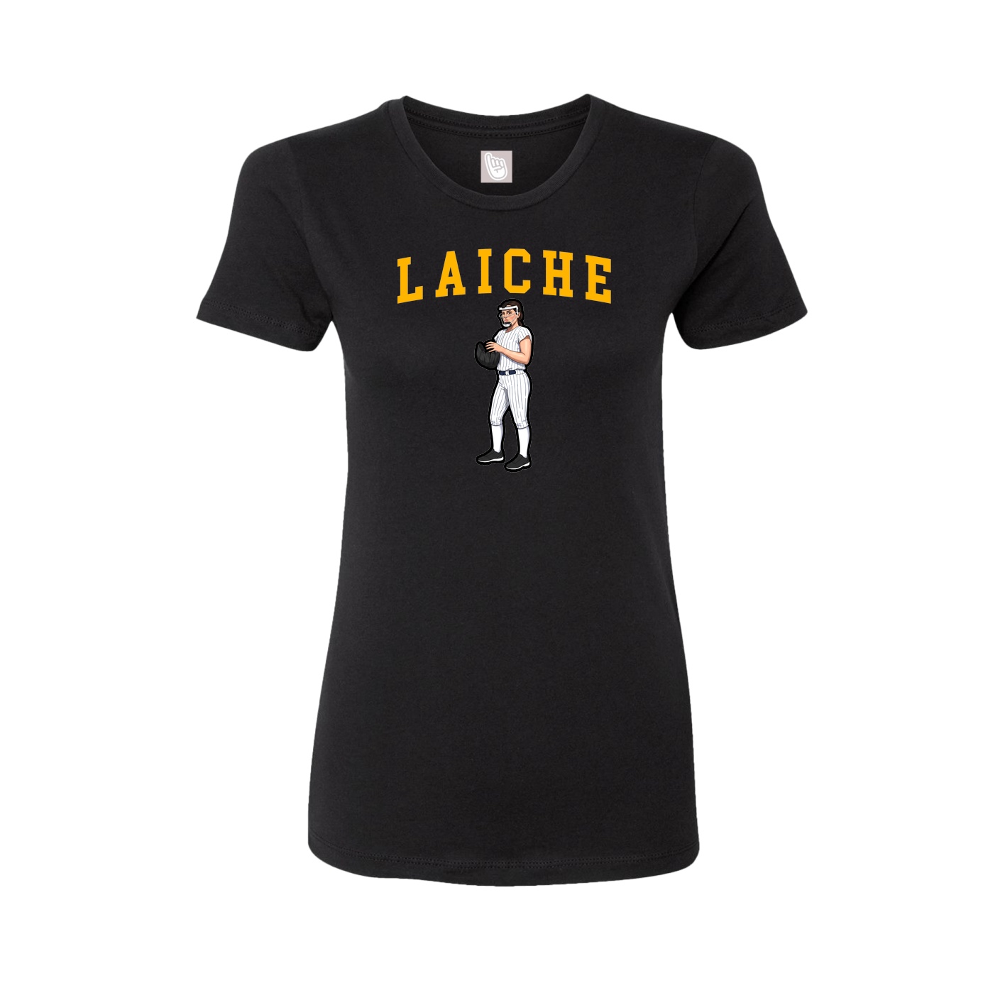 Fitted Women's Tee — Shirsey in Black