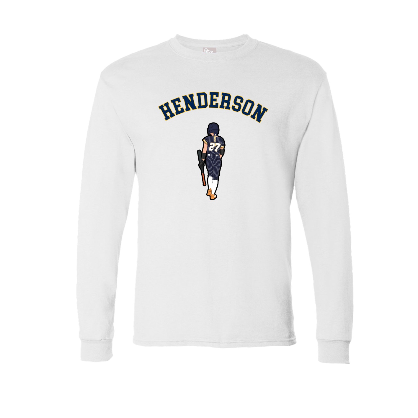 Long Sleeve Tee — Shirsey Arch in White