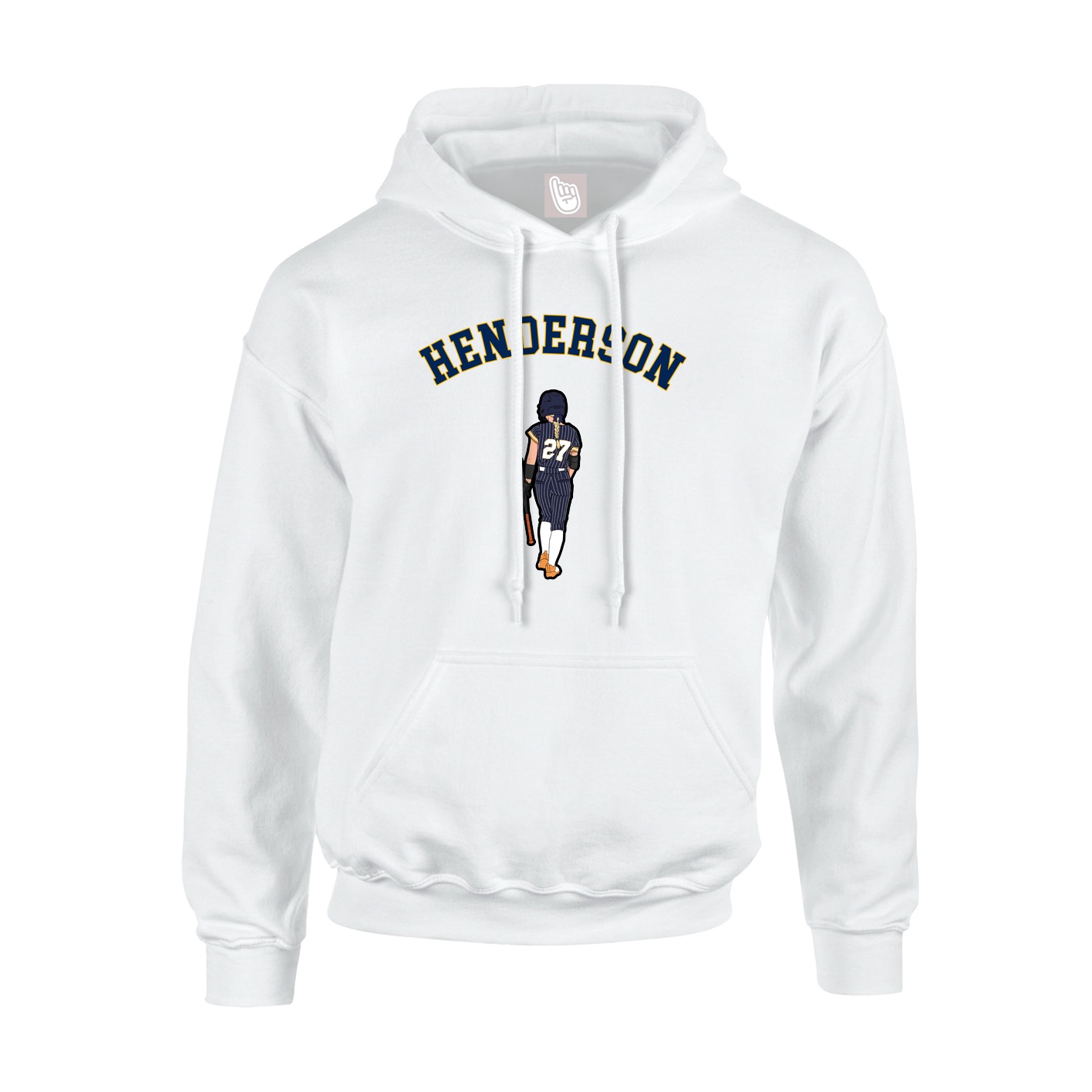 Youth Hoodie — Shirsey Arch in White