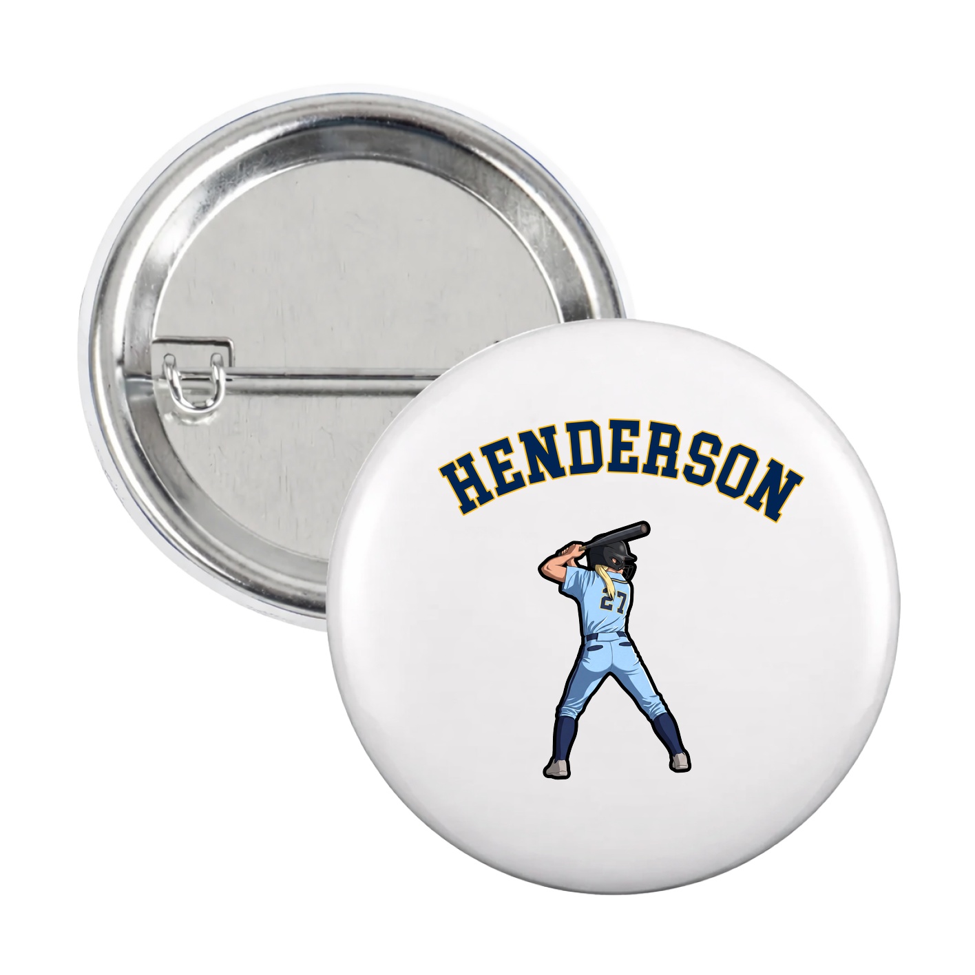 Game Day Button — Shirsey Arch in White
