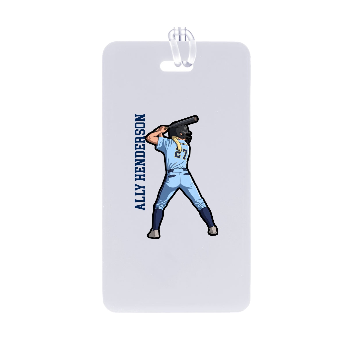 Bag Tag — Name Vertical in Classic
