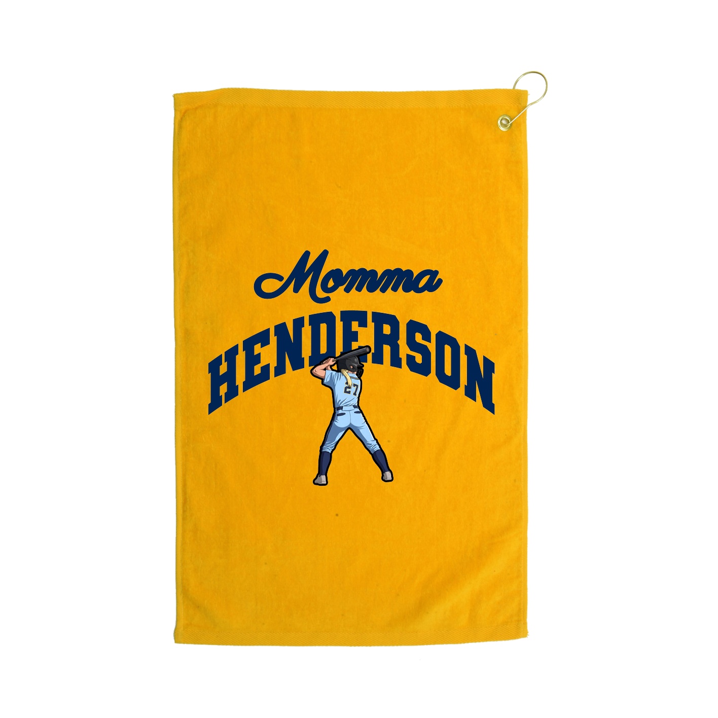 Golf Towel — Mothers Day Arch in Gold