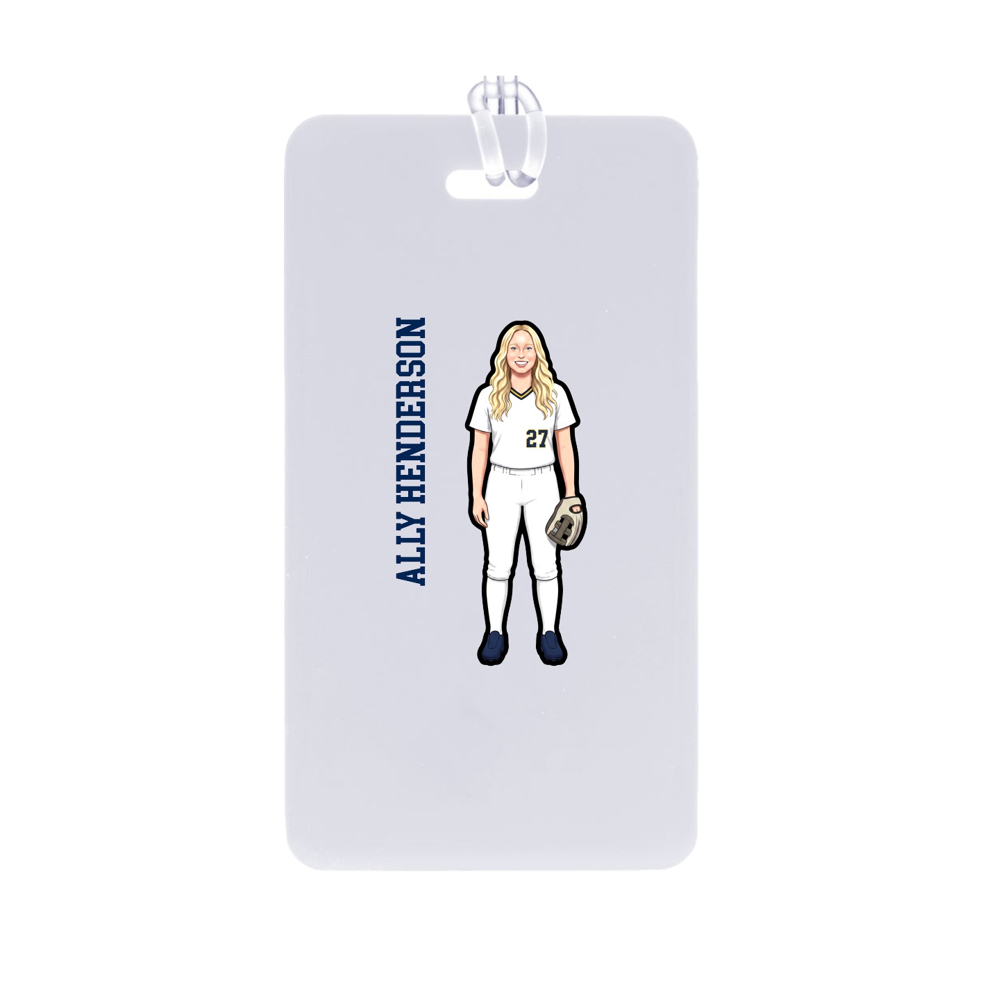 Bag Tag — Name Vertical in Classic