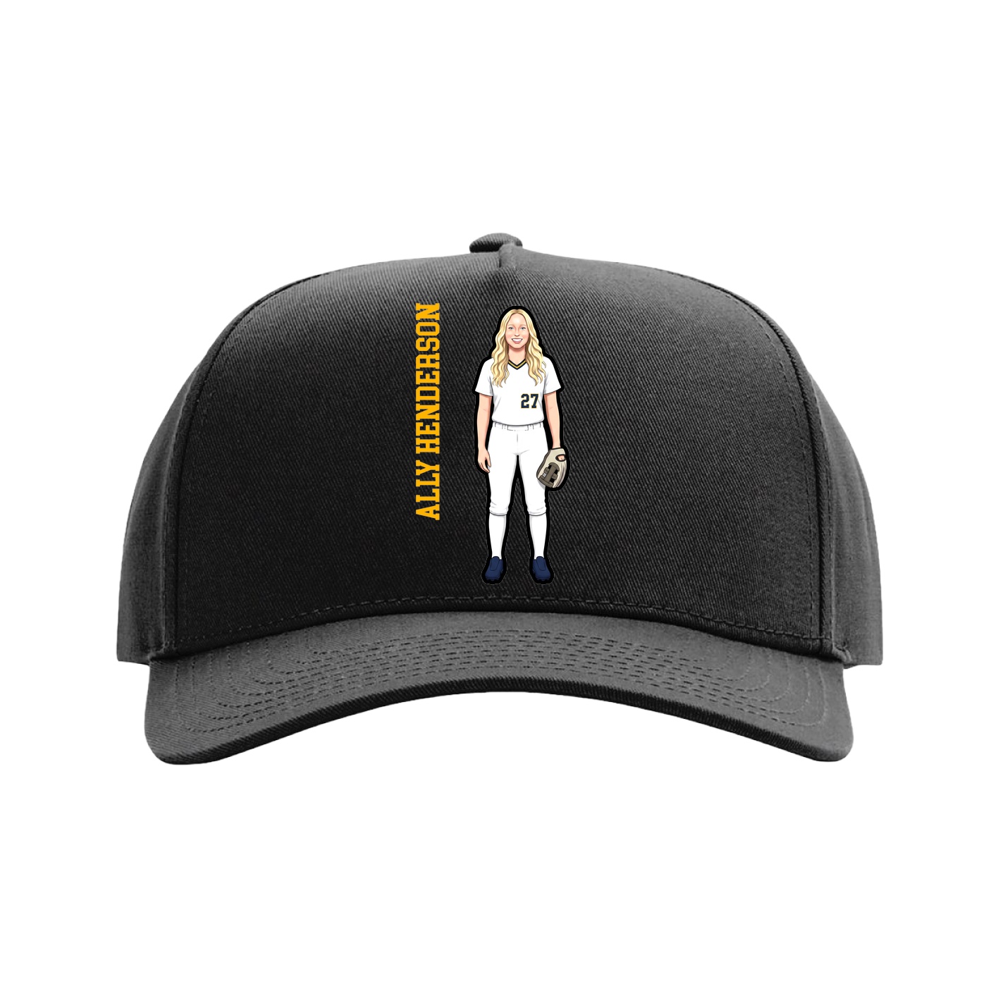 Full Fabric Five-Panel Champ Cap