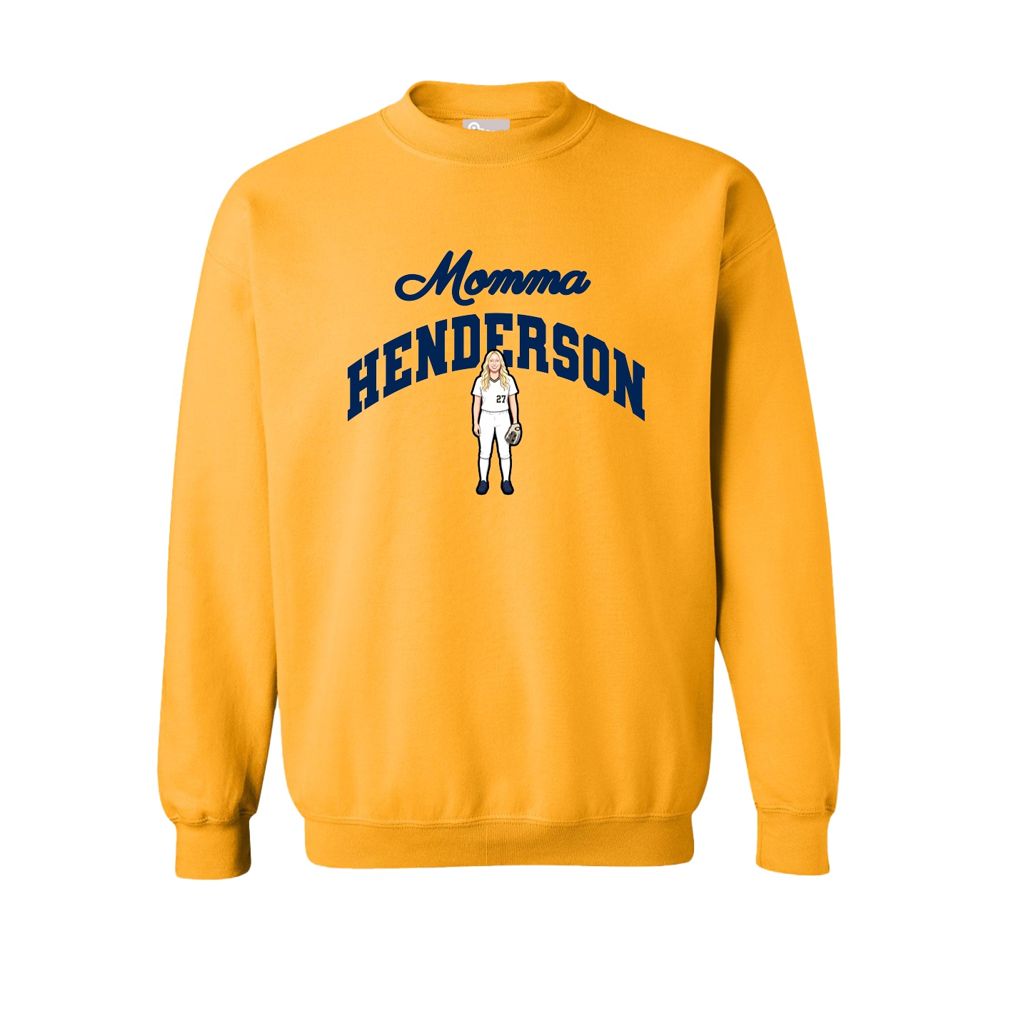 Fleece Crew — Mothers Day Arch in Gold