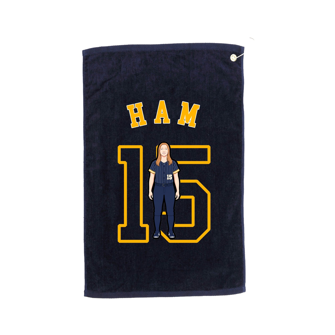 Golf Towel — Shirsey Arch in Navy